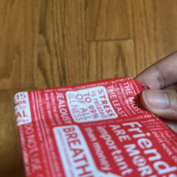 Lululemon Red Motto Coin Purse - Picture 4 of 5